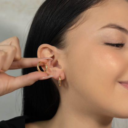 Candonga pequeña lisa 1,8cm