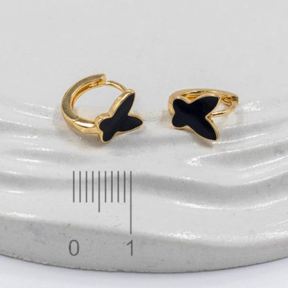 Candonga pequeña silueta esmaltada (1cm)