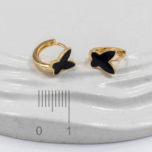 Candonga pequeña silueta esmaltada (1cm)