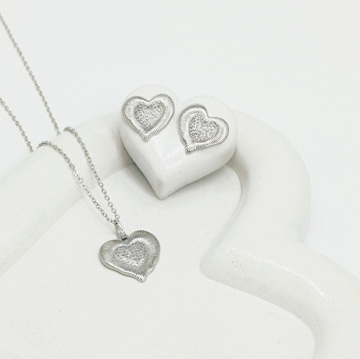 Duo corazon tallado P