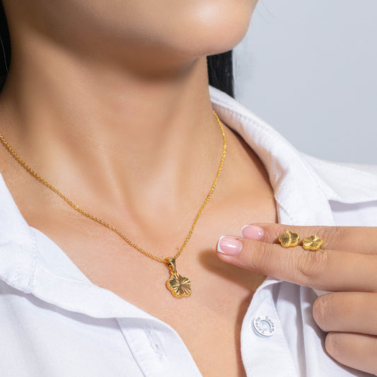 Duo flor diamantada 
