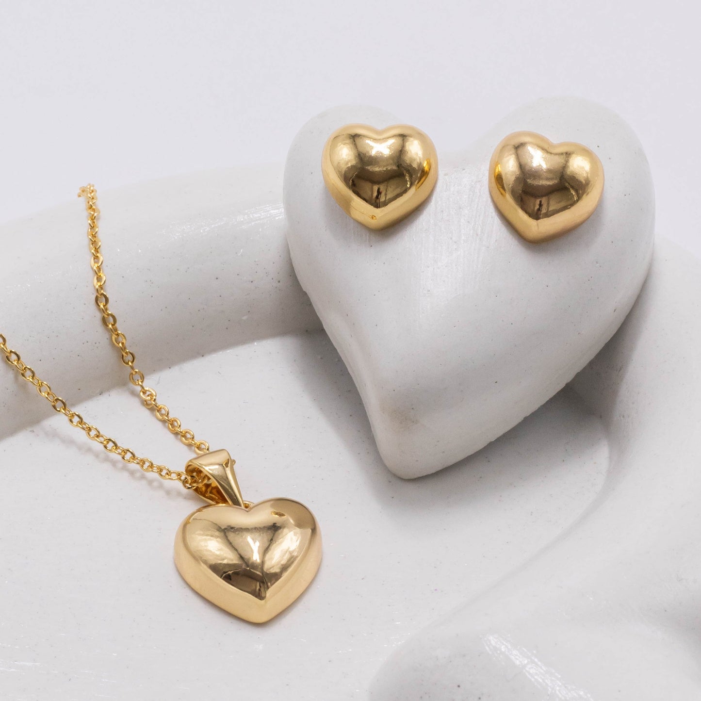 Duo corazon liso