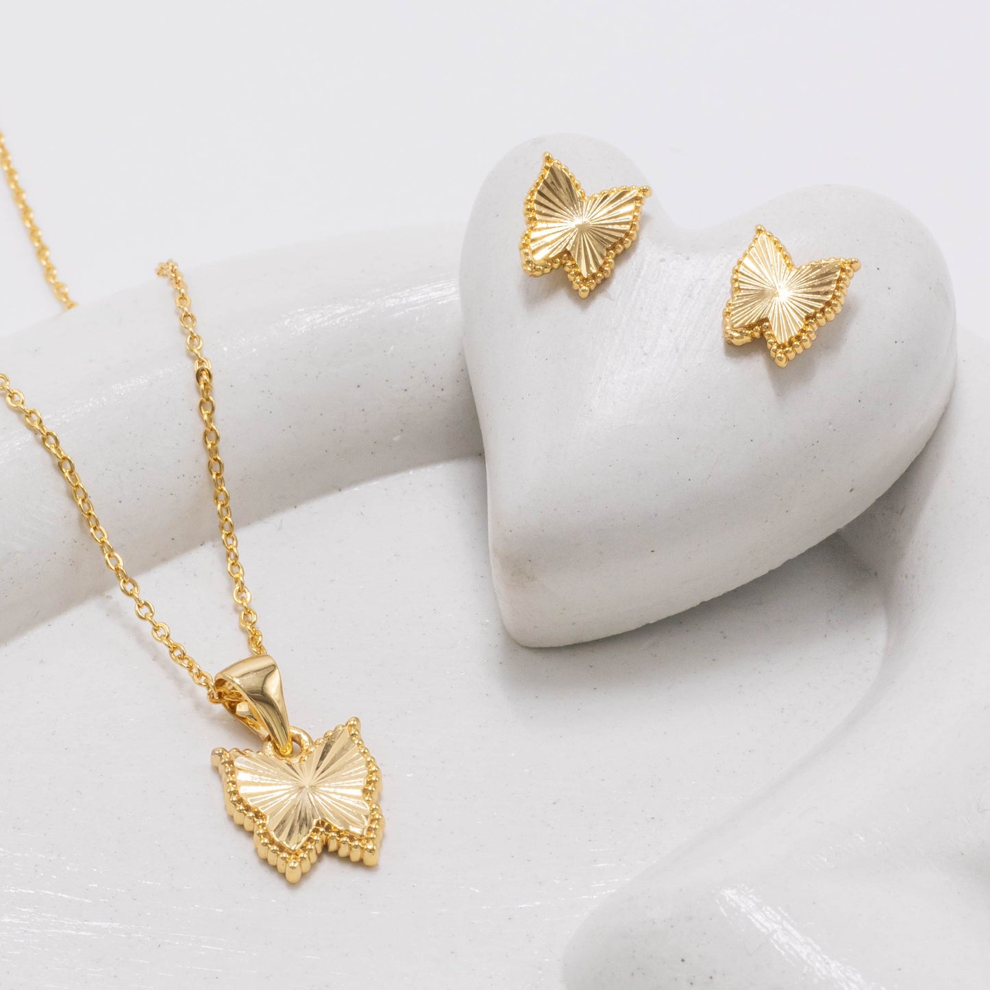 Duo Mariposa diamantada