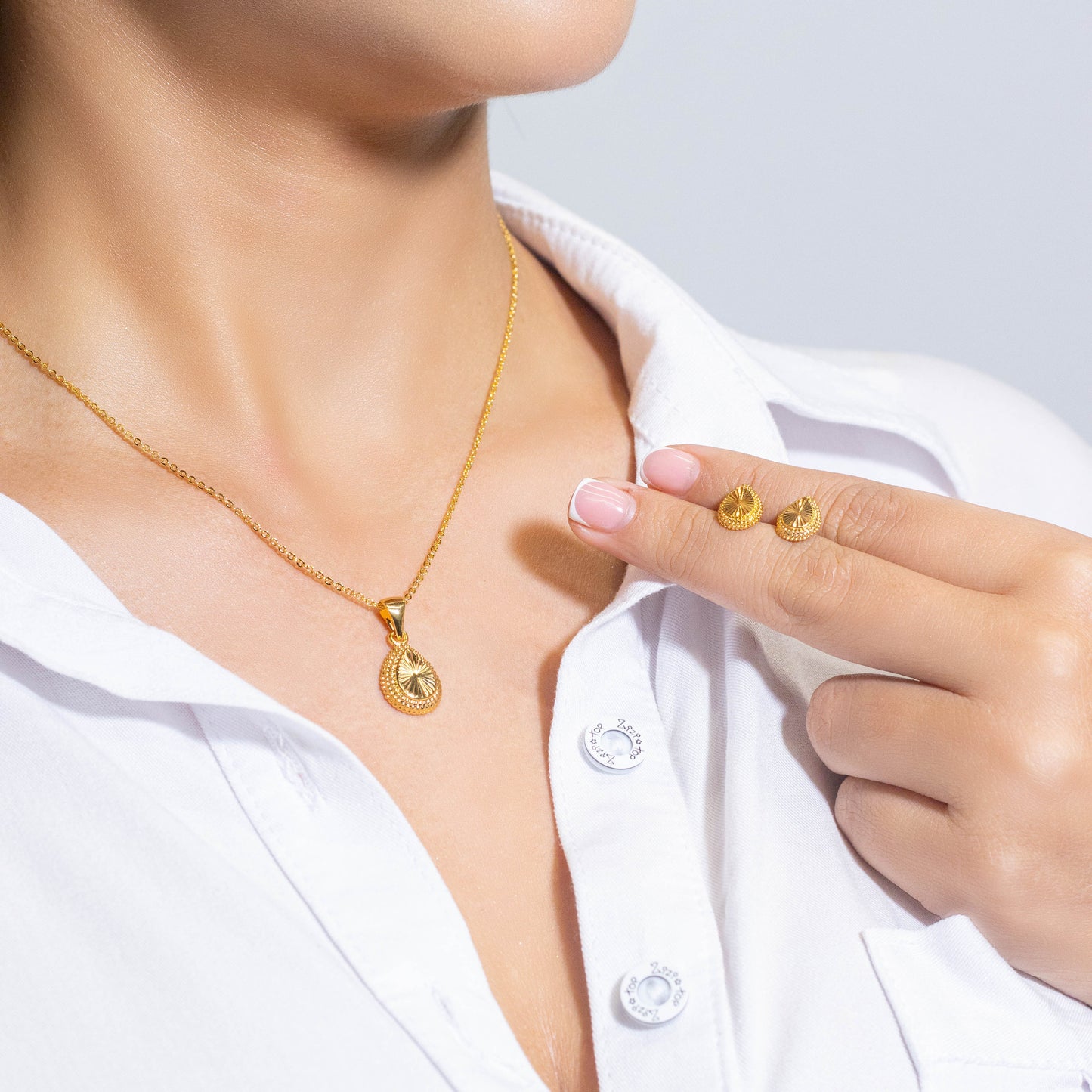 Duo Gota diamantada 