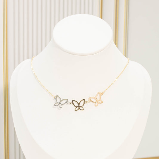 Dúo mariposa 3 oros