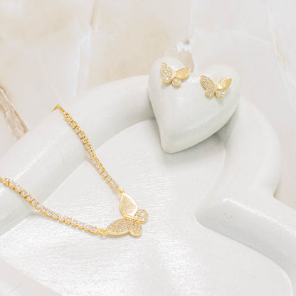 Dúo zircón mariposa