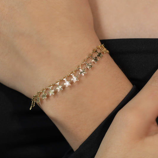 Pulsera dijes estrellas