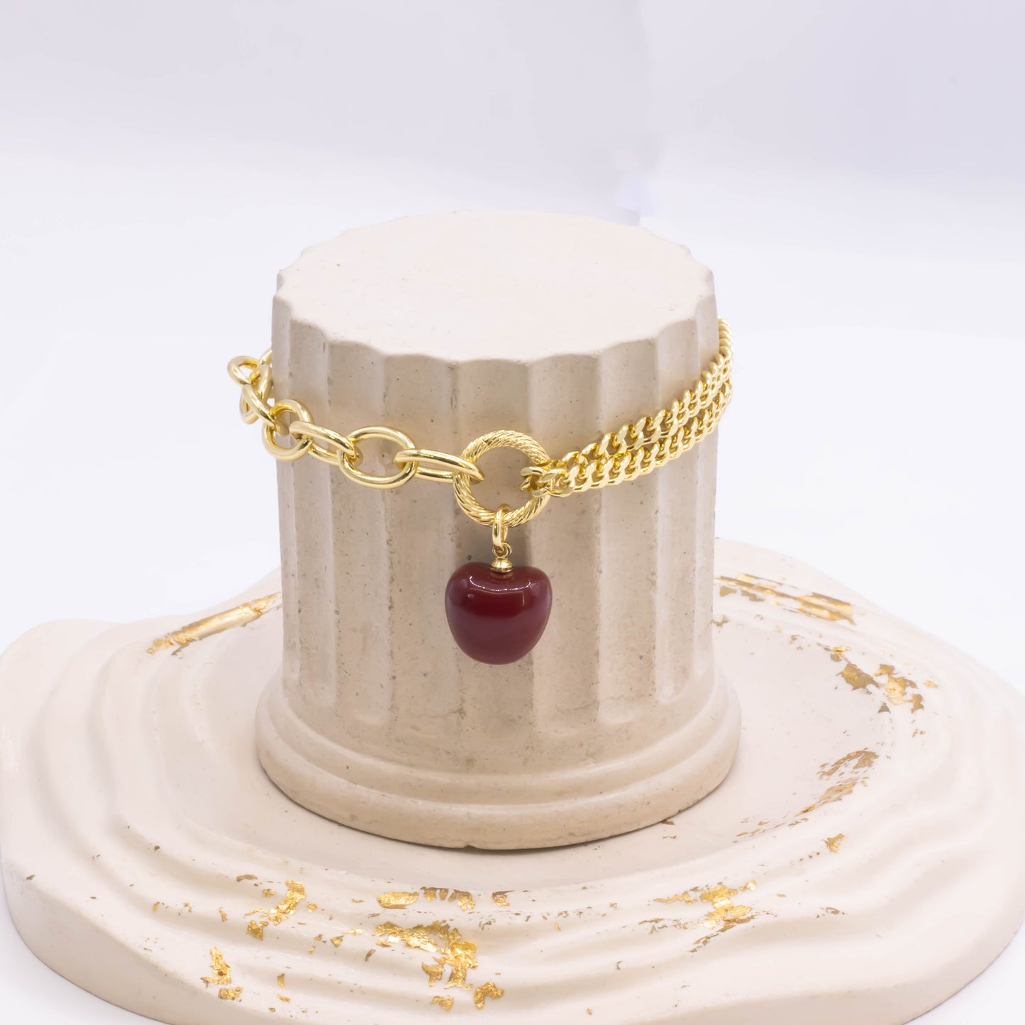 Pulsera eslabones manzana