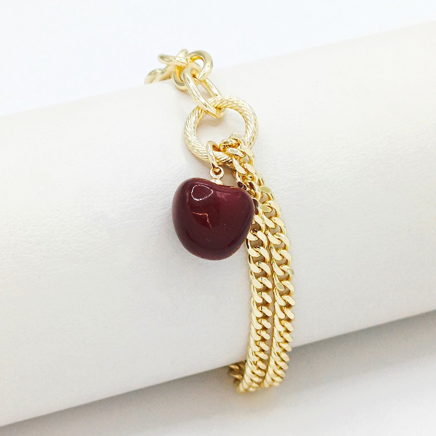 Pulsera eslabones manzana