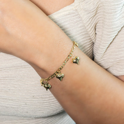 Pulsera corazones  Amulí