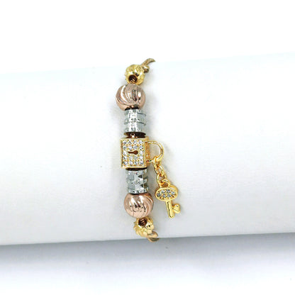 Pulsera tres oros