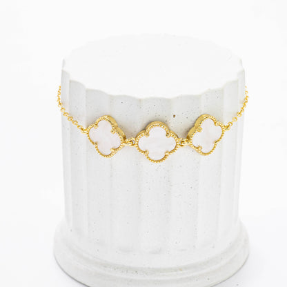 Pulsera van cleef blanco