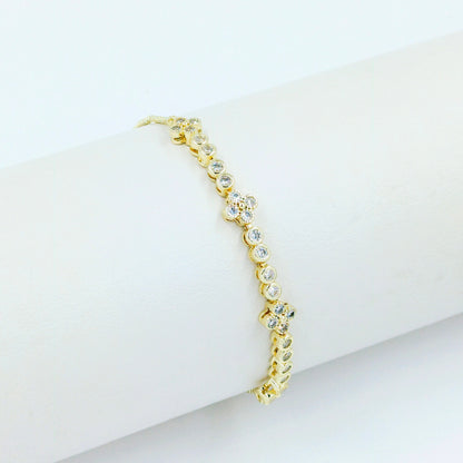 Pulsera van cleef zircones