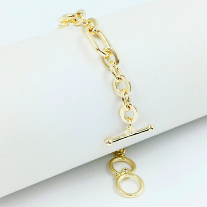 Pulsera broche eslabón