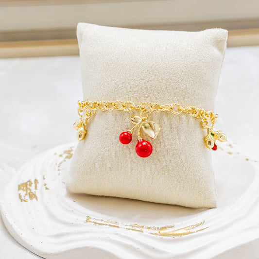 Pulsera cerezas