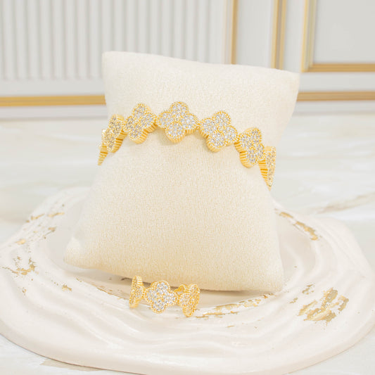 Pulsera + anillo set van cleef