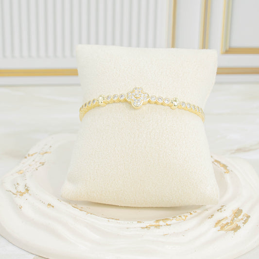 Pulsera aro zircon van cleef