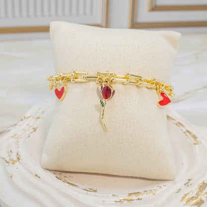 Pulsera tiffany rosa
