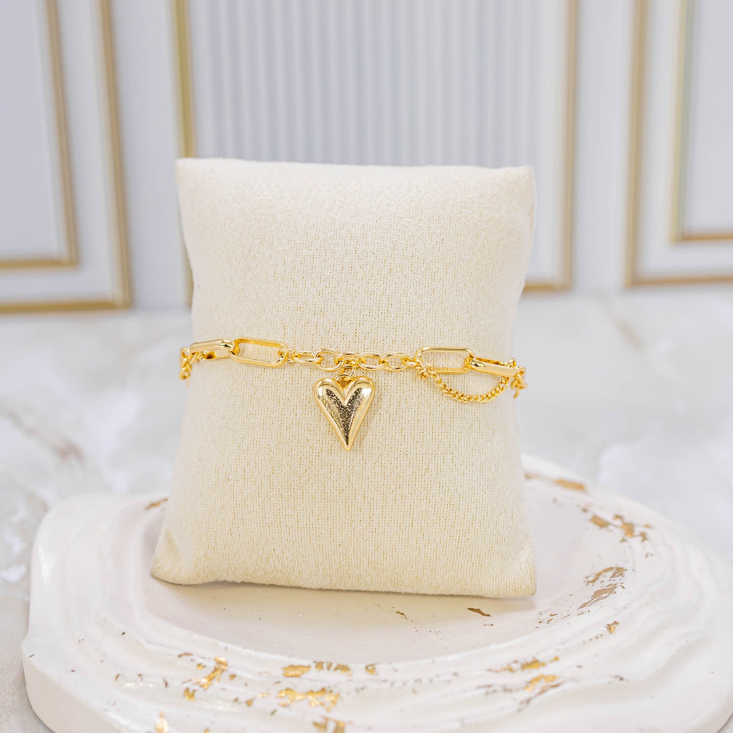 Pulsera dije corazón