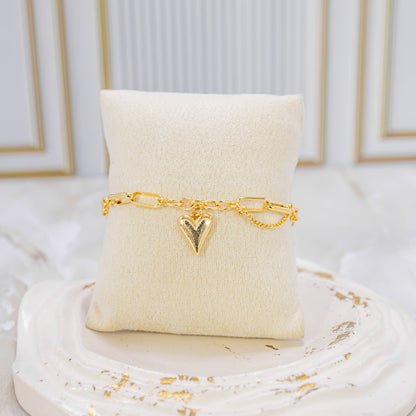Pulsera dije corazón