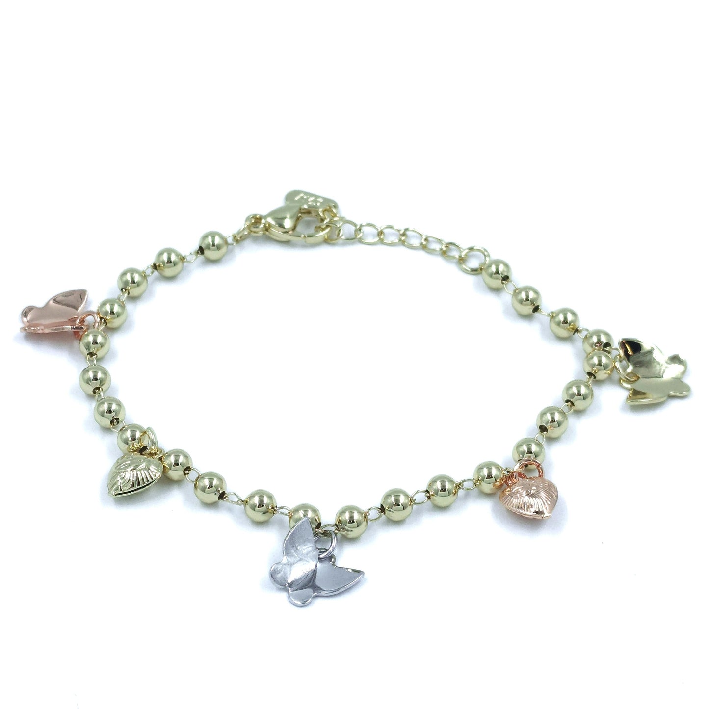 Pulsera 3 oros mariposas