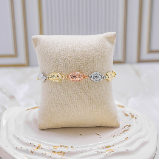 Pulsera 3 oros virgenes
