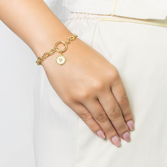 Pulsera dije corazón