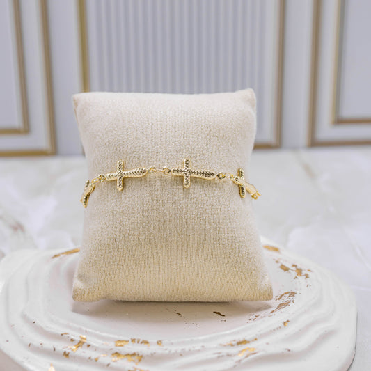 Pulsera cruces