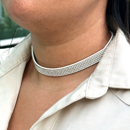 choker cristal