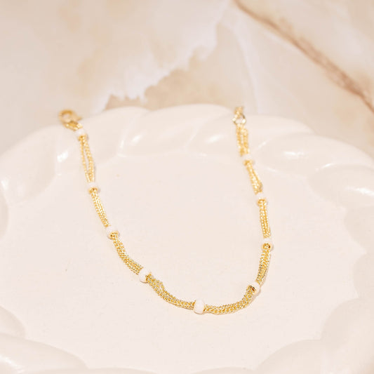 Tobillera Punto Blanco