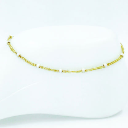 Tobillera Punto Blanco