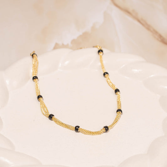 Tobillera Punto Negro