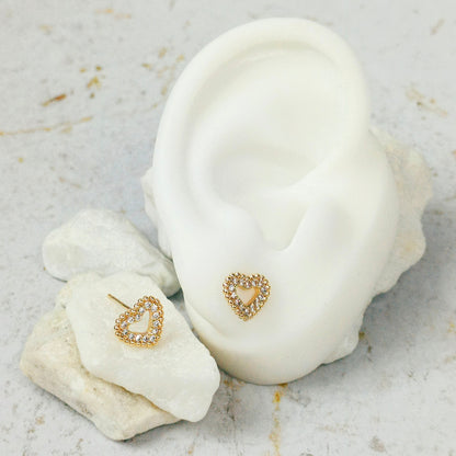 Topo silueta corazon microzircones