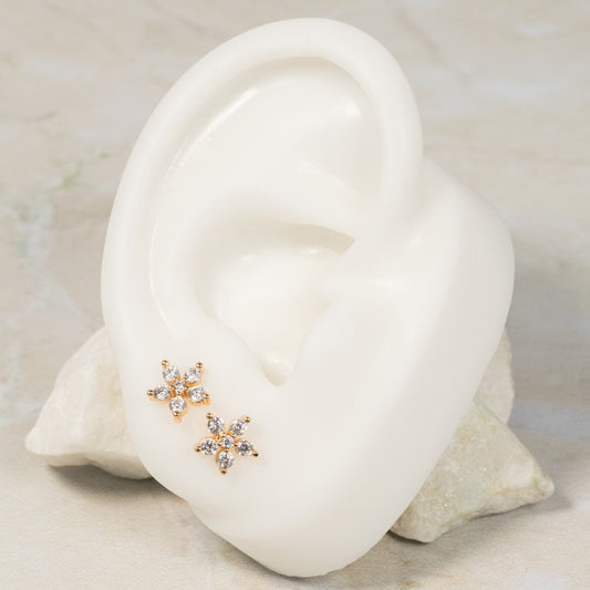 Topo seguridad flor microzircones