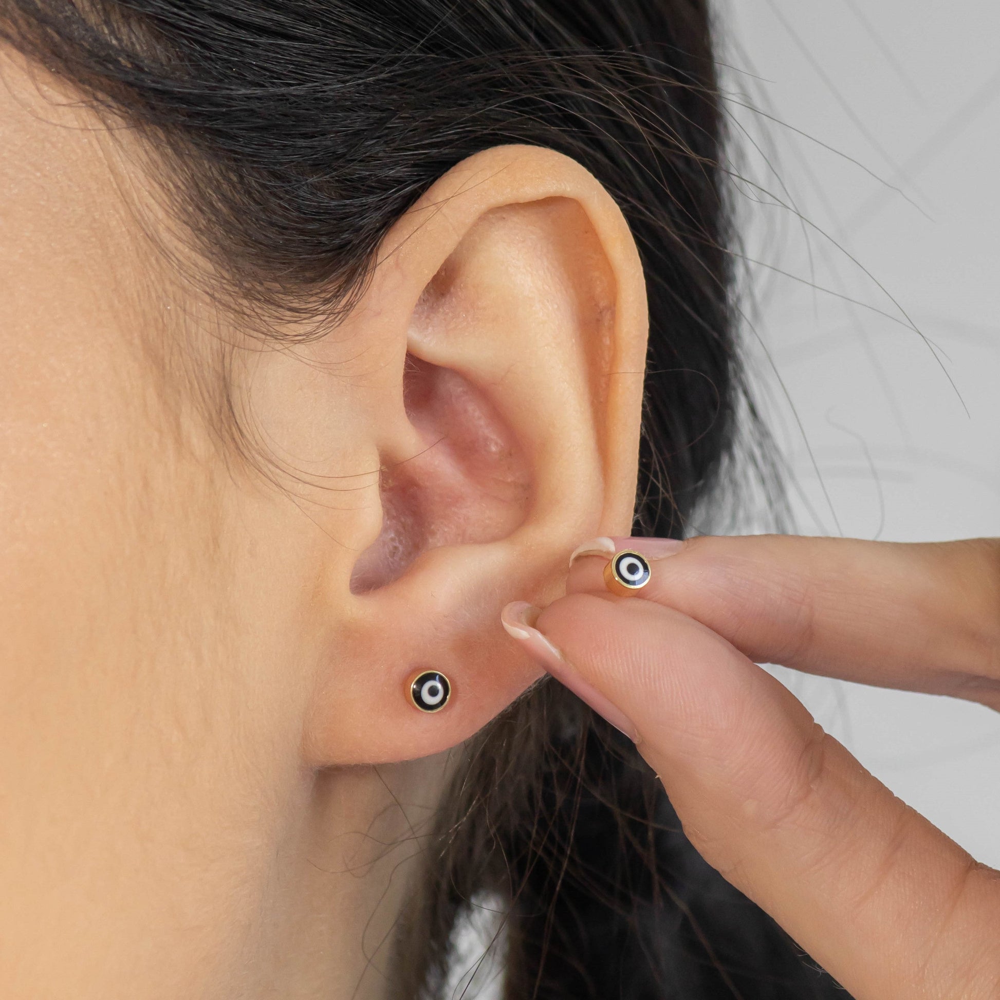 Topo ojo turco negro  Amulí