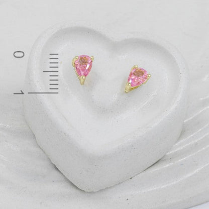 Topo zircón Pink (5mm)Amulí