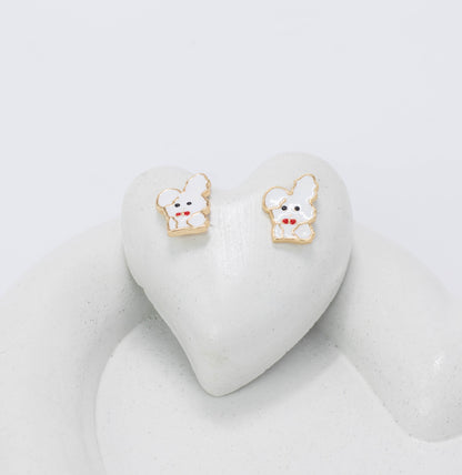 Topo conejito esmaltado