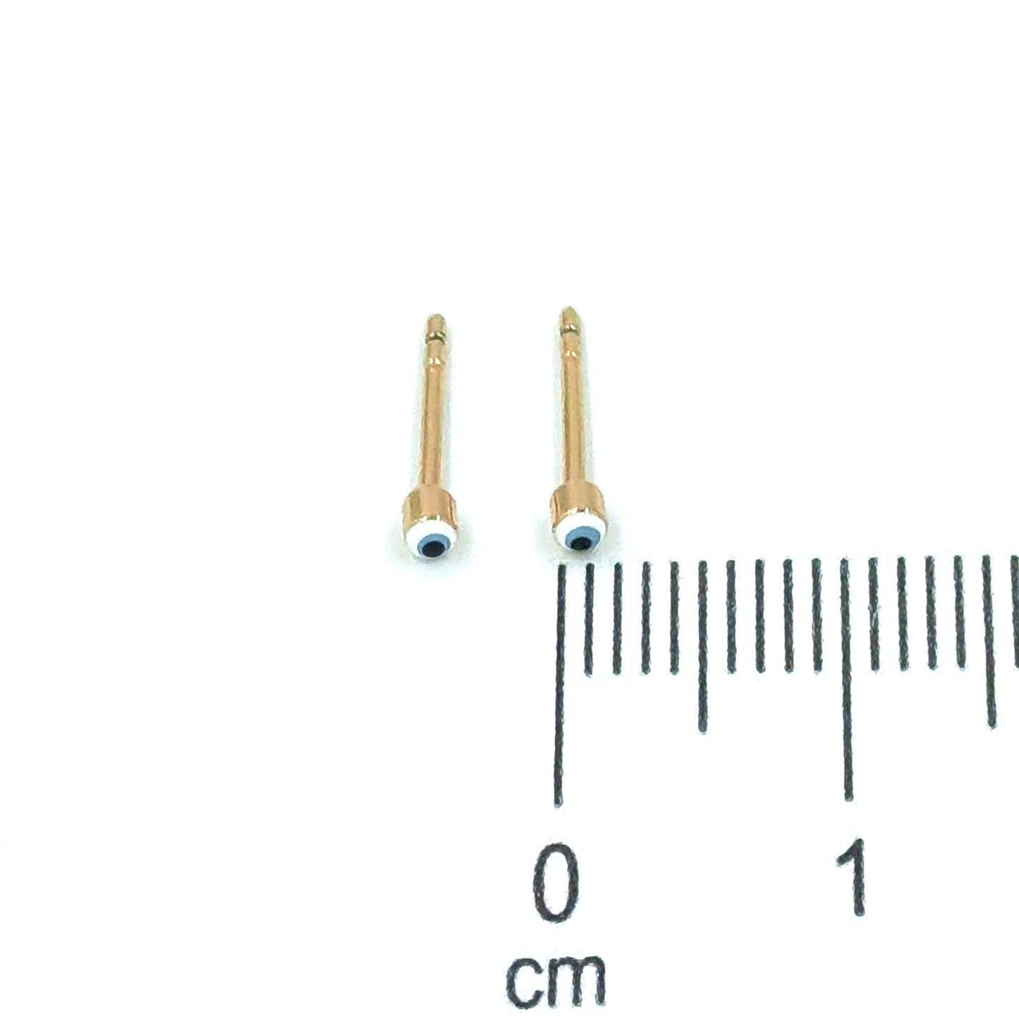 Topo ojo turco mini blanco