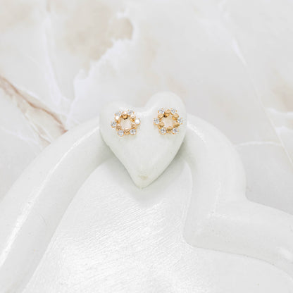 Topo círculo con zircones