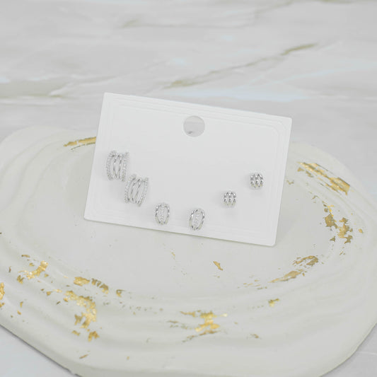 Topo trío 3 líneas microzircon P