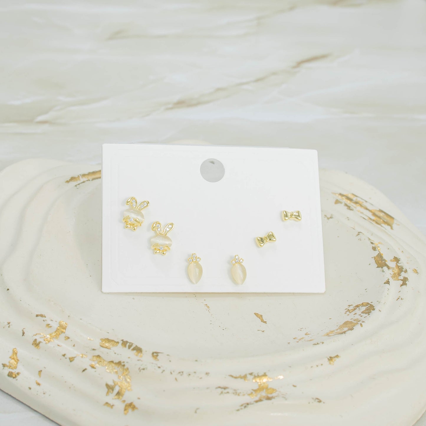 Topo trío conejito gema