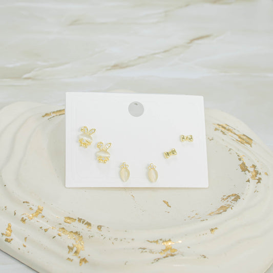 Topo trío conejito gema