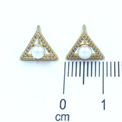 Topo triángulo perla