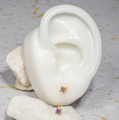 Topo zircón (3mm) Lila