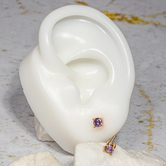 Topo zircon (4mm) lila